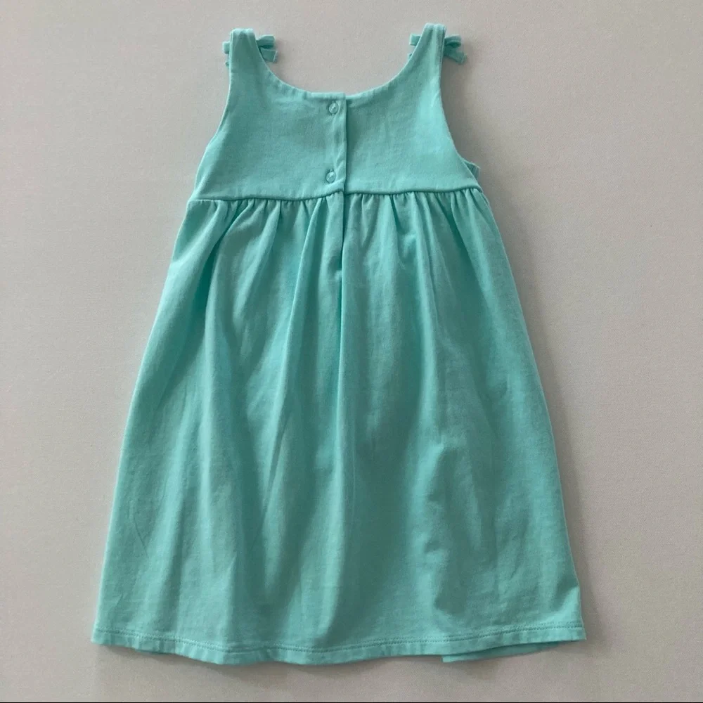 Gymboree Baby Girl 18-24 Months Teal Jersey Dress Sundress